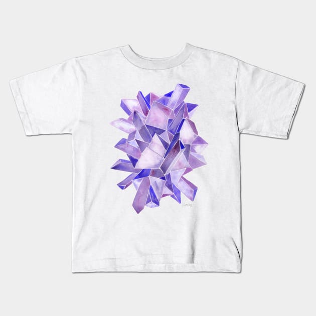 Amethyst Kids T-Shirt by CatCoq